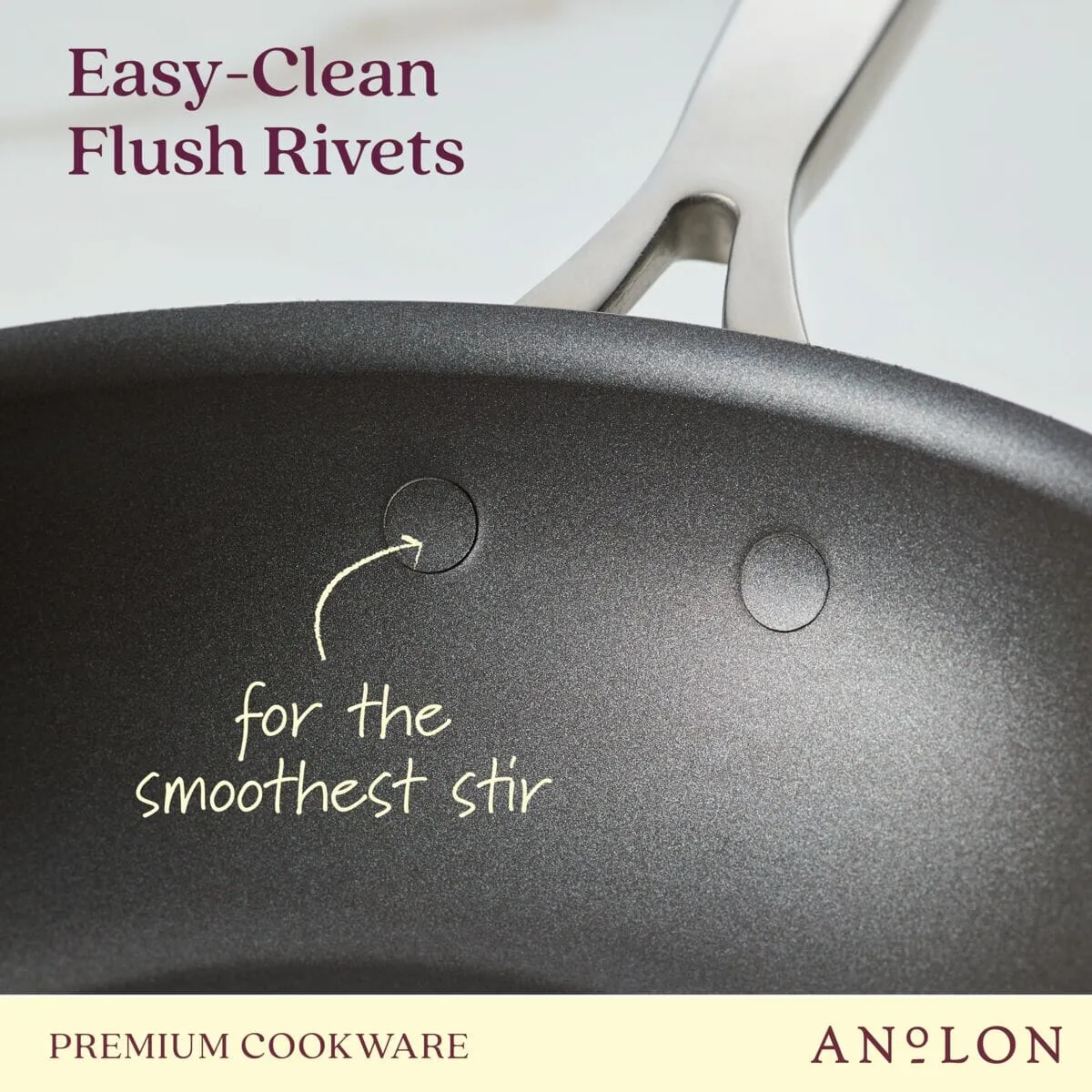 10-Inch Anolon Ascend Hard Anodized Nonstick Stir Fry Pan