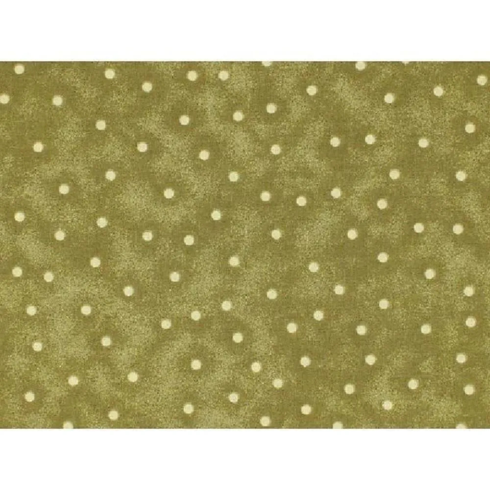 108" Blender Dot Quilt Backing - Olive Green