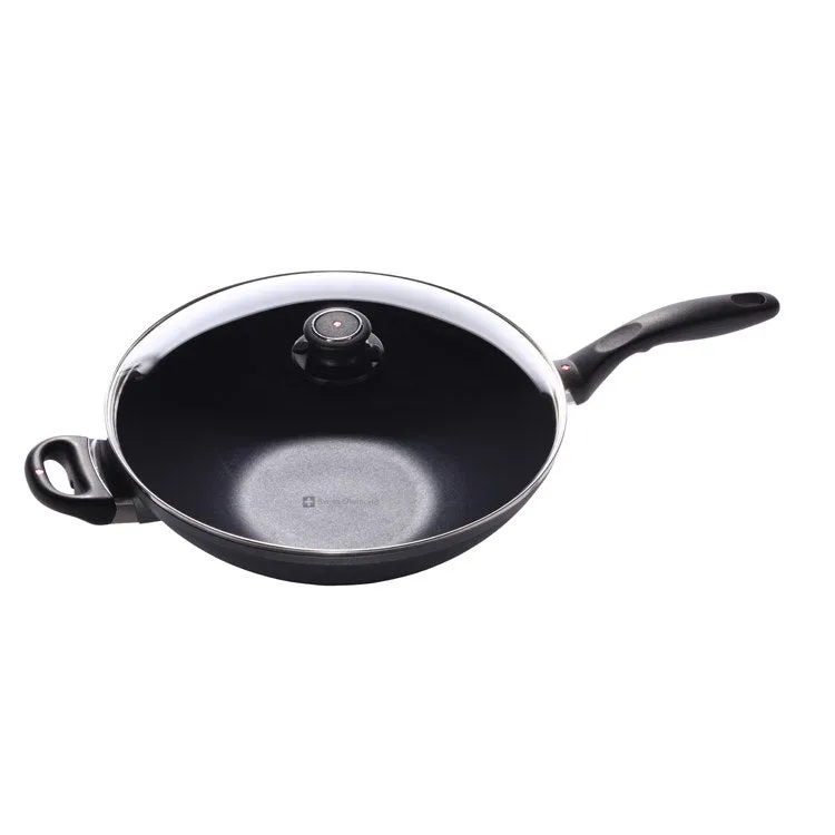 11.8" (4.9-Quart) Wok with Lid and Tempura Rack