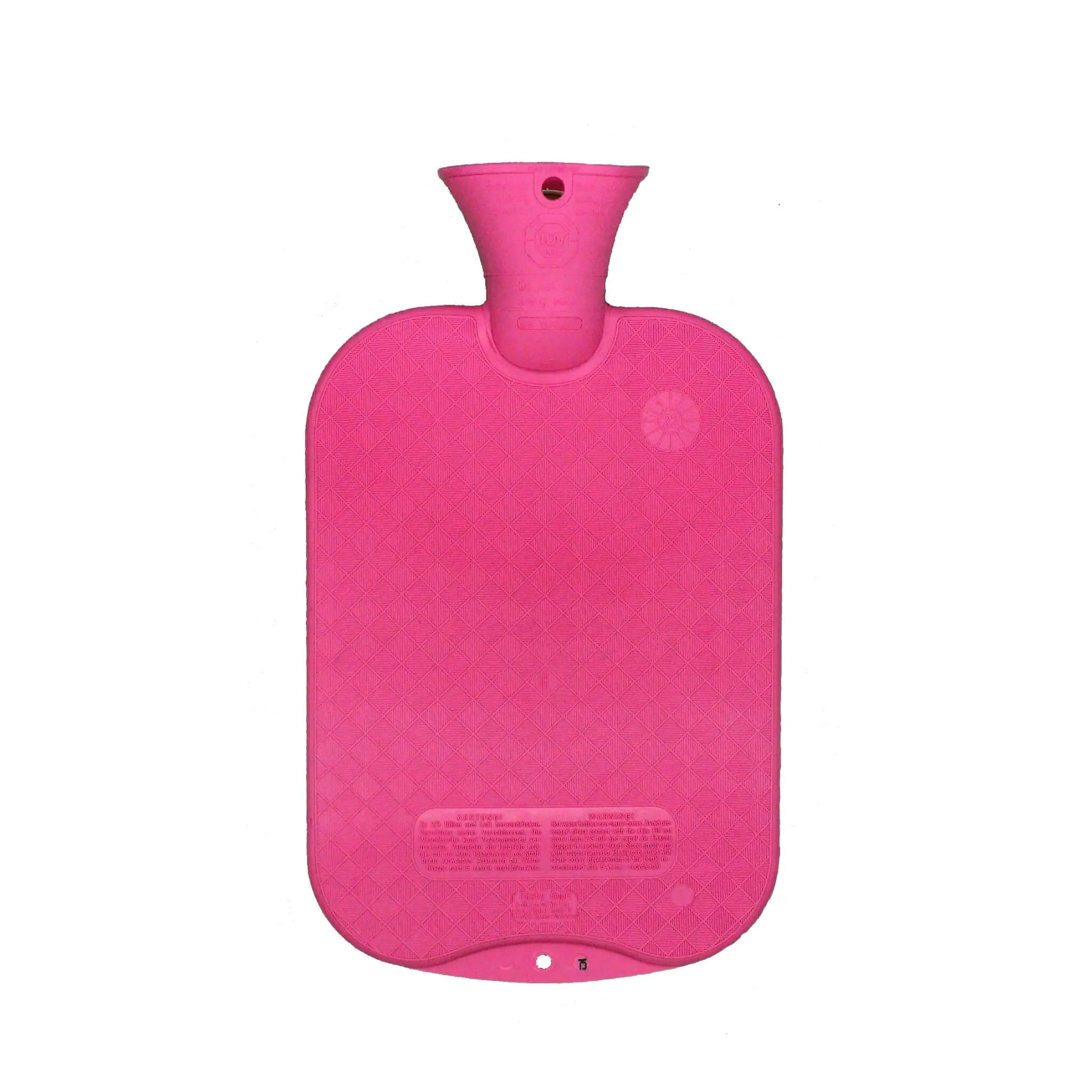 2 Litre Flamingo Single Ribbed Fashy Hot Water Bottle