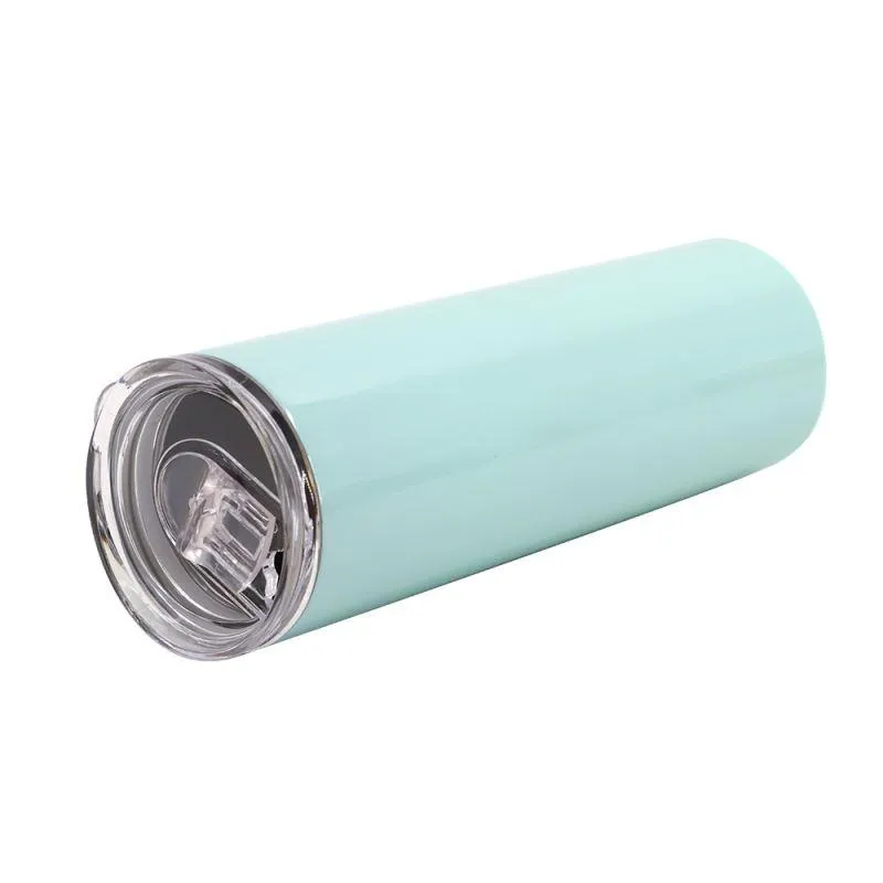 20oz Stainless Steel Tumbler - Mint Green Sparkle