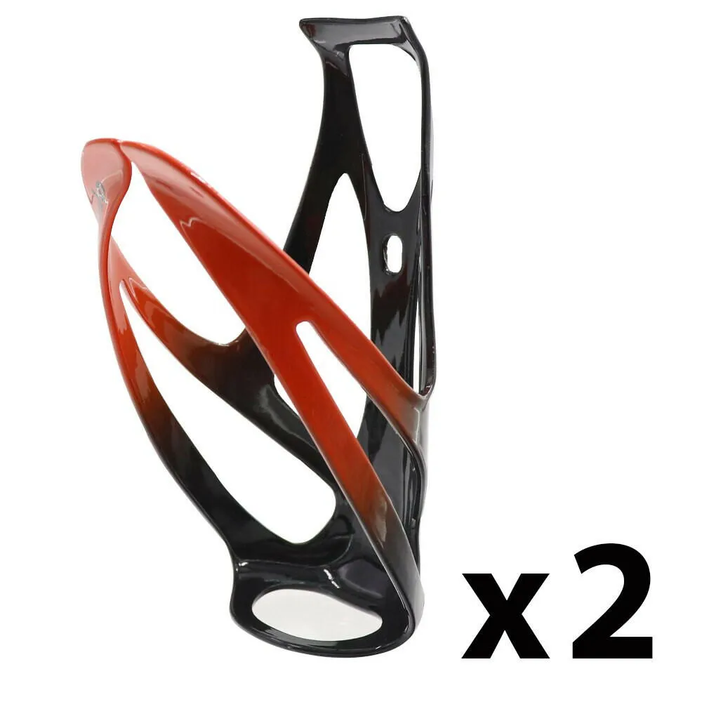 2pcs Outdoor Sports road bicycle bottle cage carbon fiber nylon fiber hybrid material bike bottle holder  Bike Cages Rack