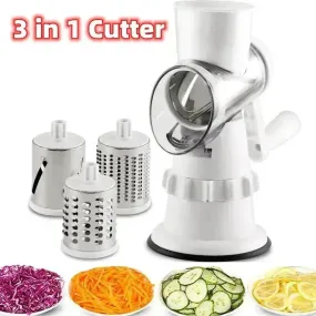 3 In 1 Vegetable Slicer Manual Kitchen Accessories Grater  shredder For Vegetable Cutter chopper Home Kitchen Supplies Kitchen Gadgets