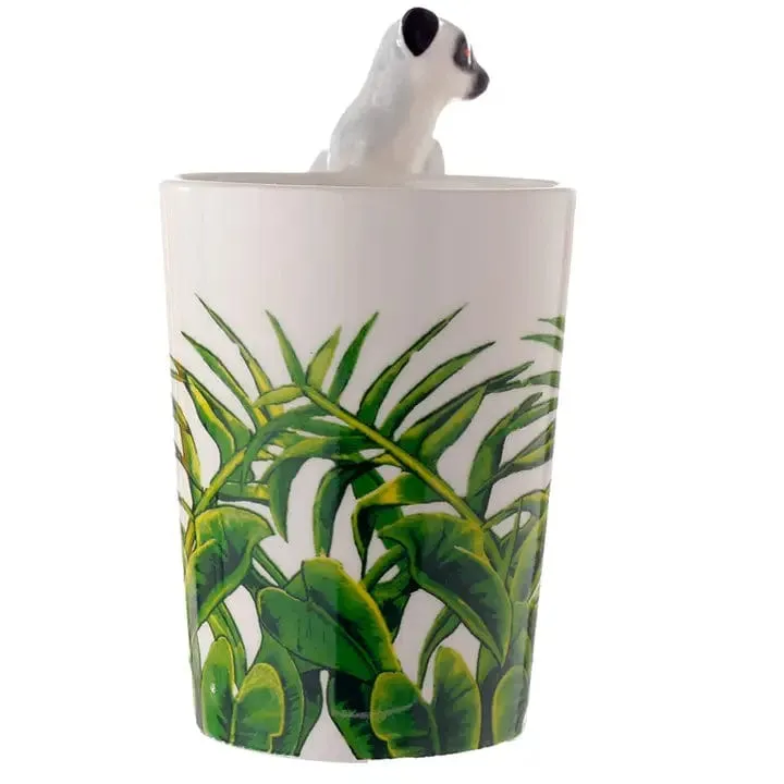 3D Ring Tailed Lemur Rainforest Mug