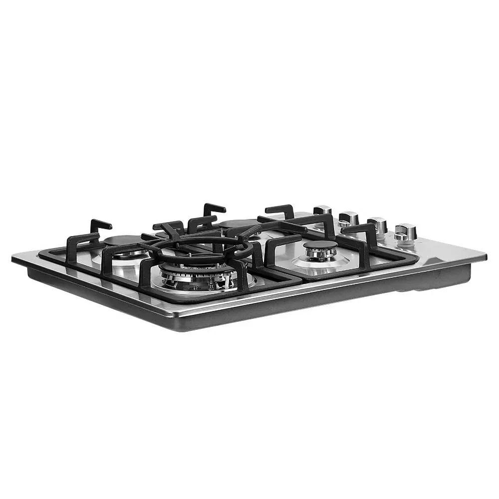 4-Burner Stainless Steel Gas Cooktop 60cm Stove | Devanti