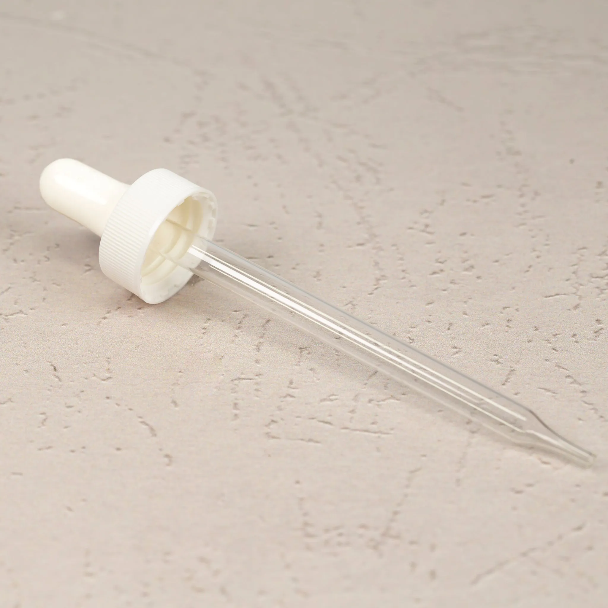 4oz White Glass Tube Dropper with 22-400 neck