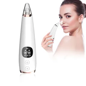 6 Nozzle Electric Acne Pimple Blackhead Remover for Face and Nose Vacuum- USB Charging