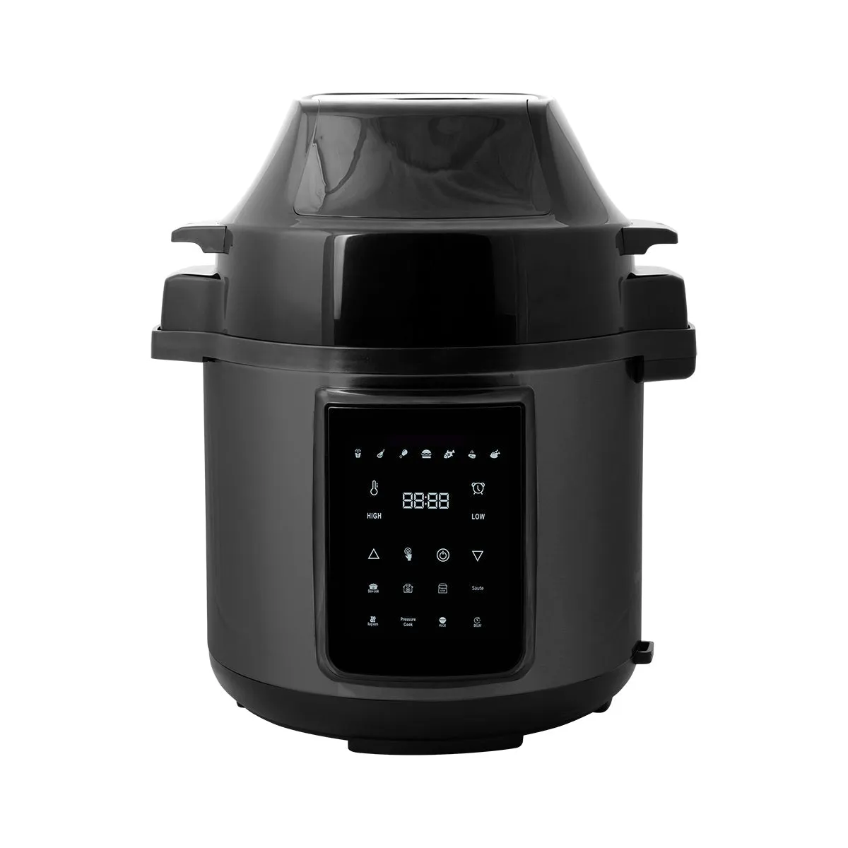 6L Air Fryer   Pressure Cooker (Black) Kitchen Appliance