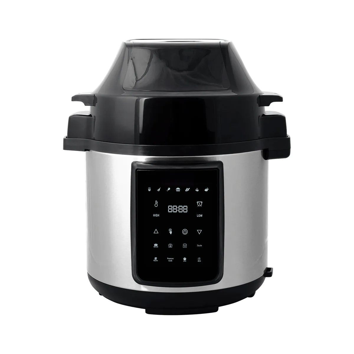 6L Air Fryer   Pressure Cooker (Black) Kitchen Appliance