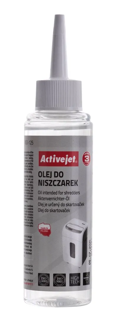 Activejet Aso-125 Shredder Oil 125 Ml