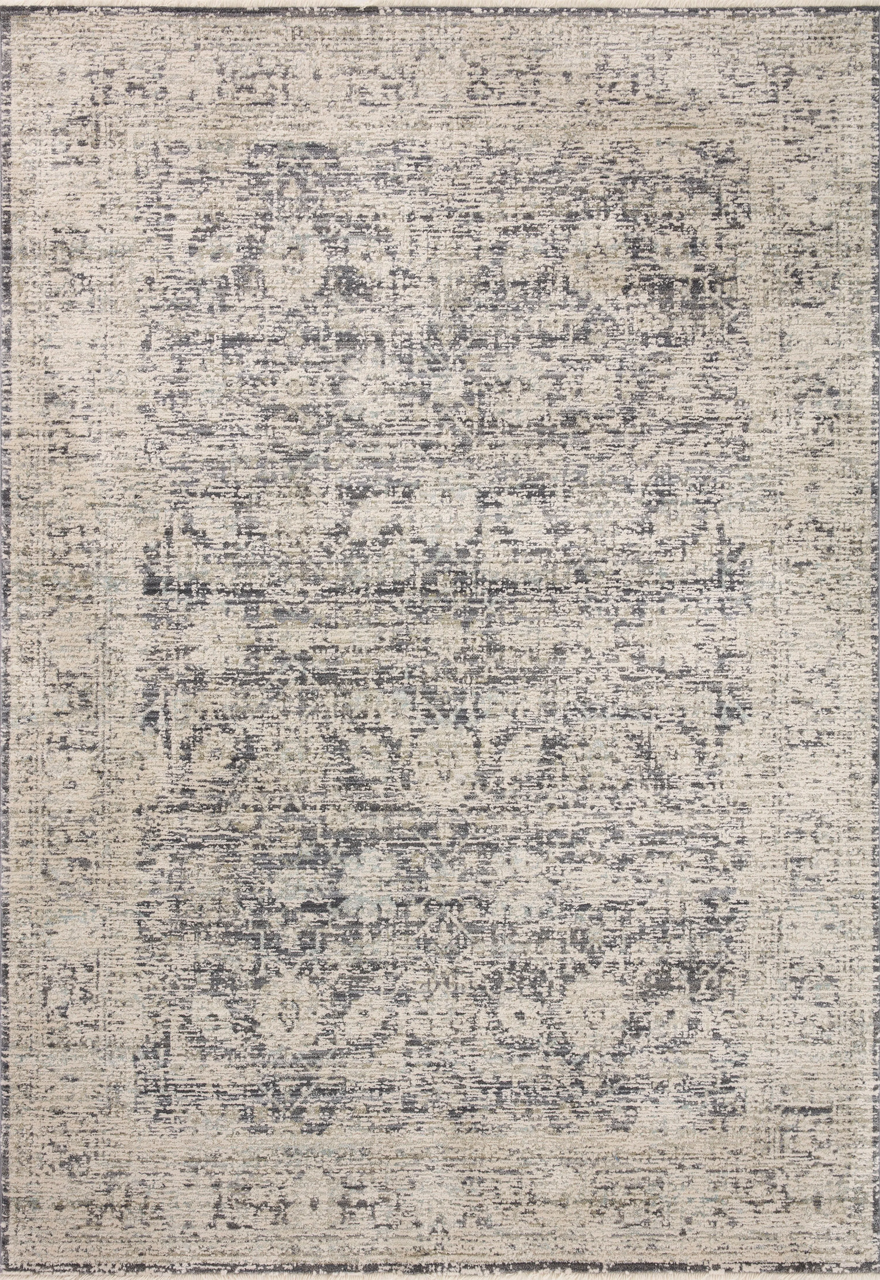 Amber Lewis Alie Rug - Charcoal / Beige