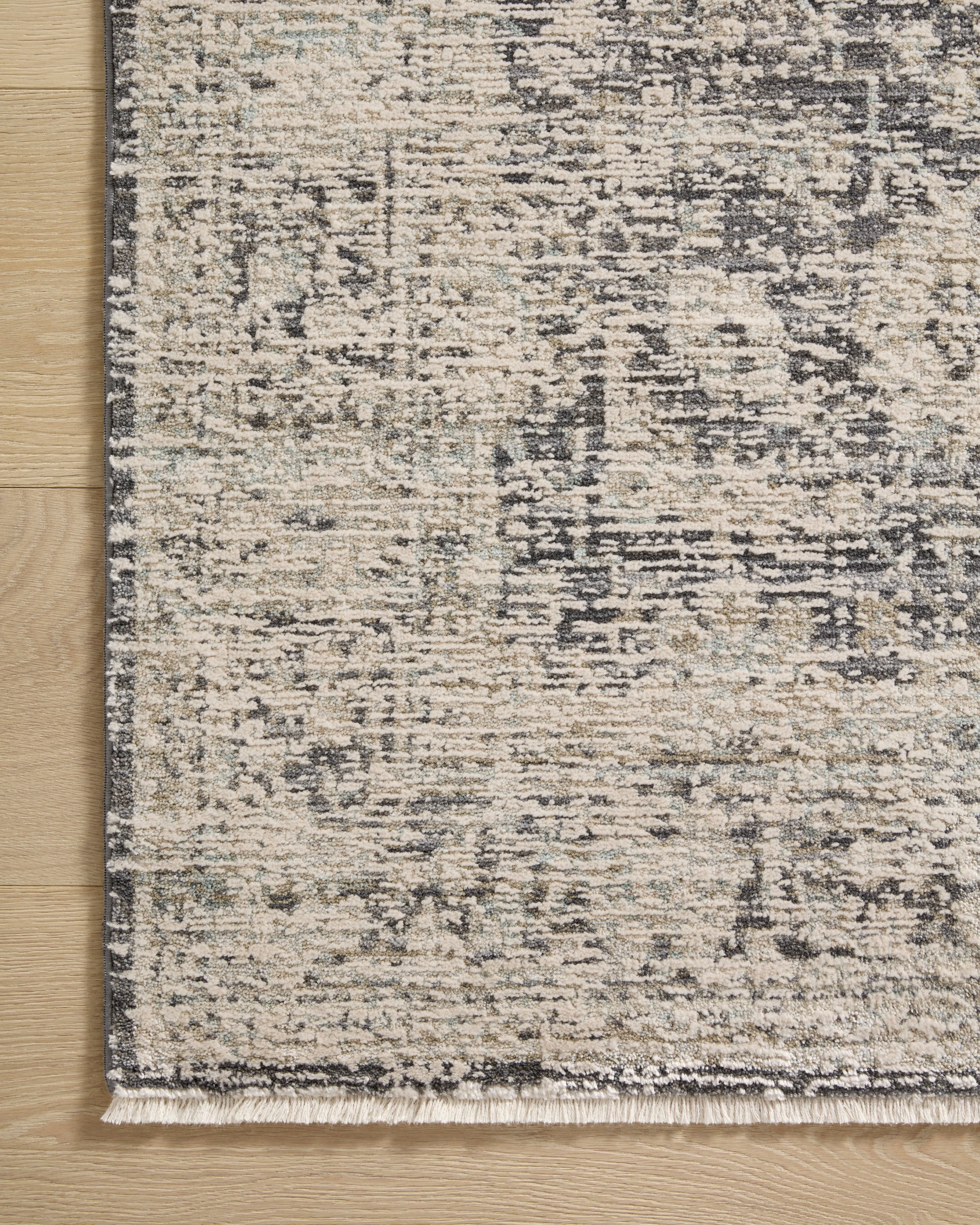 Amber Lewis Alie Rug - Charcoal / Beige