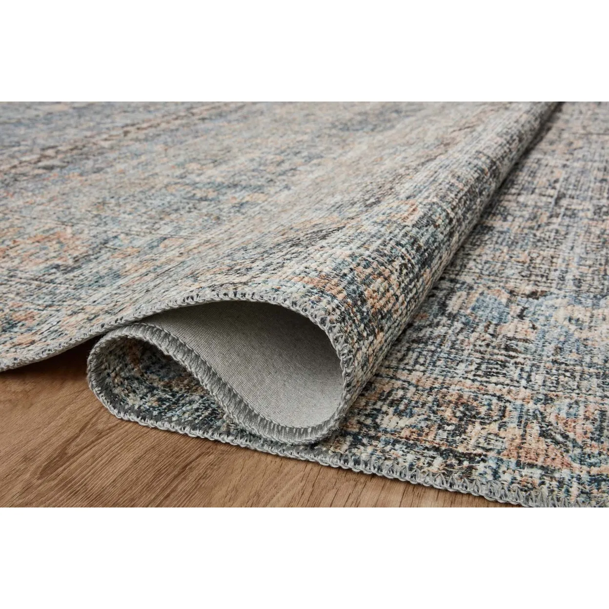 Amber Lewis Billie Denim/Blush Rug