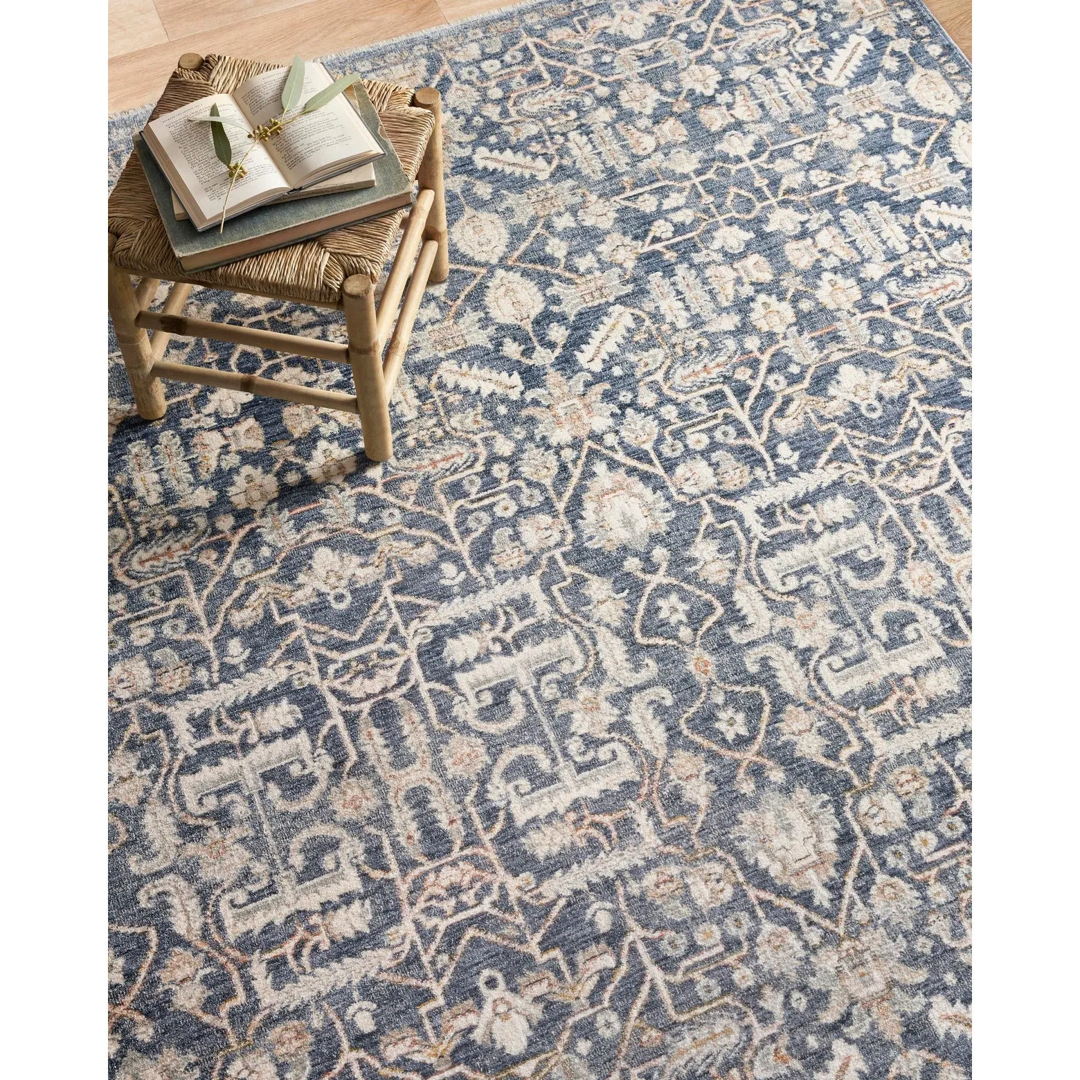 Amber Lewis Zuma Blue/Ivory Rug