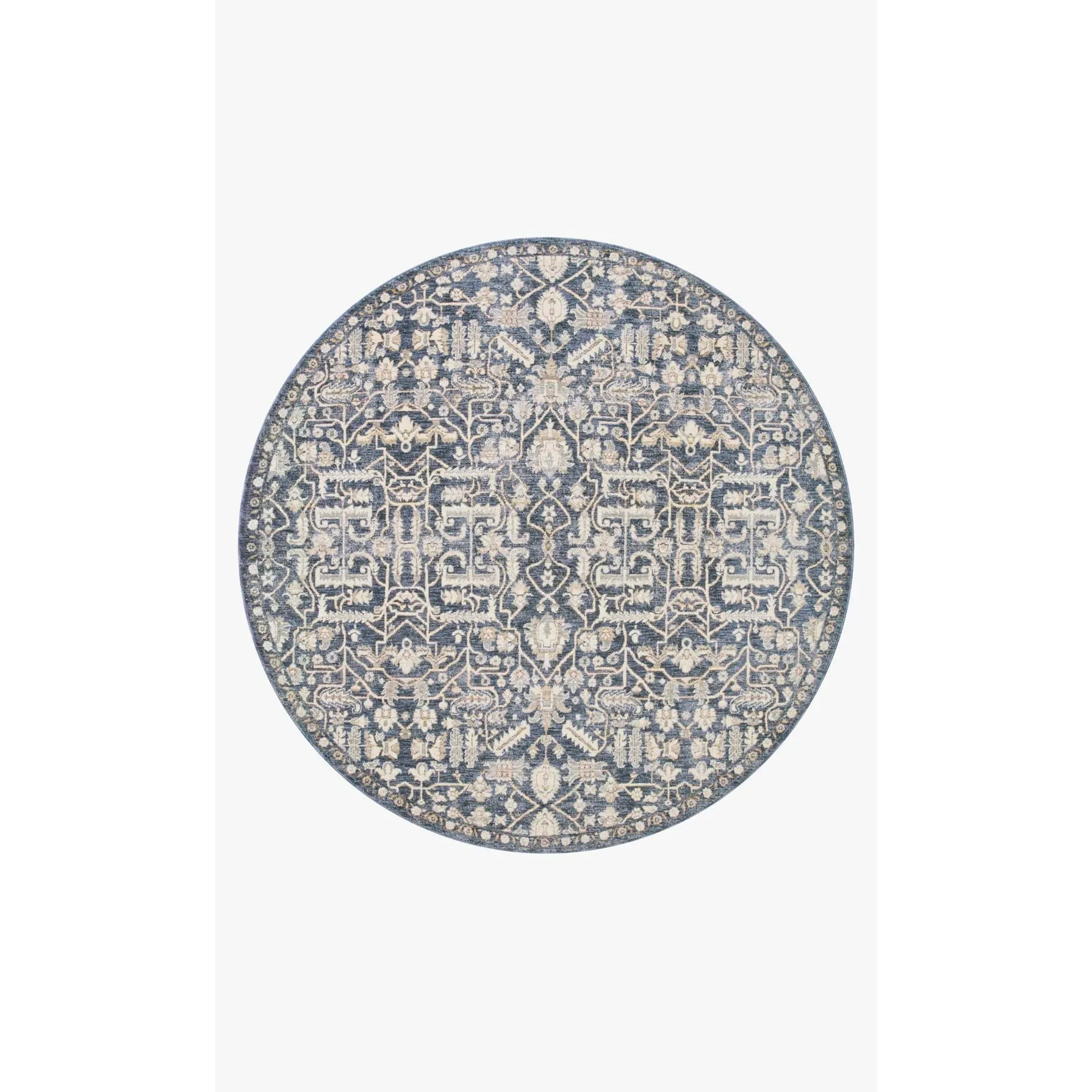 Amber Lewis Zuma Blue/Ivory Rug