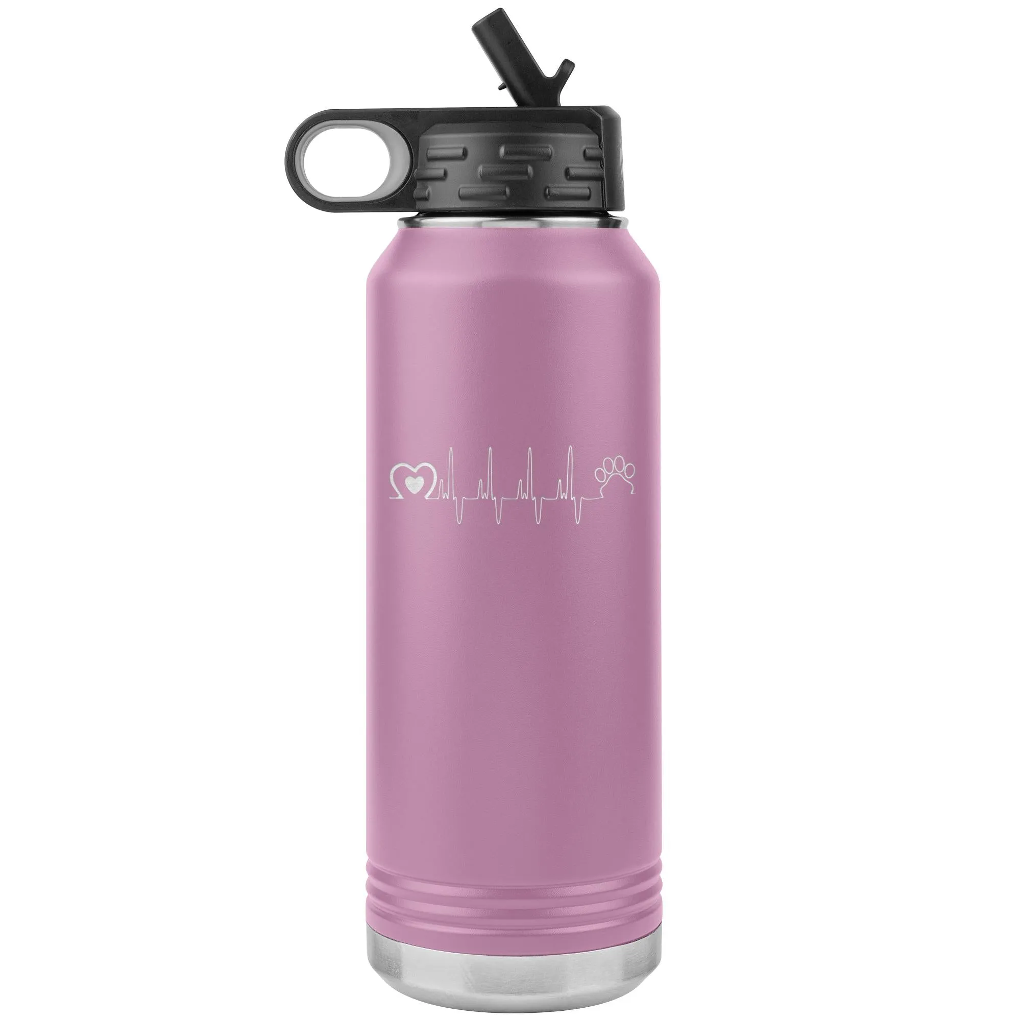 Animal Love Beat Water Bottle Tumbler 32 oz