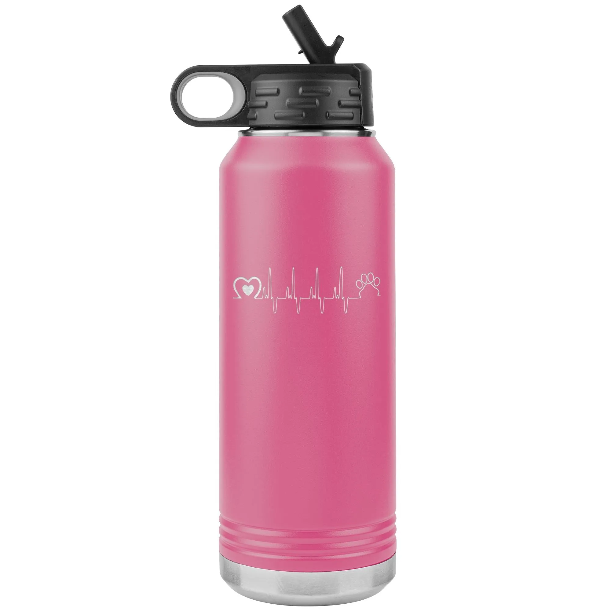 Animal Love Beat Water Bottle Tumbler 32 oz