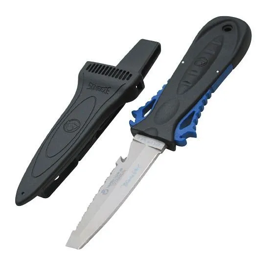 Aqua Lung Squeeze Lock SS - Blunt Tip Dive Knife