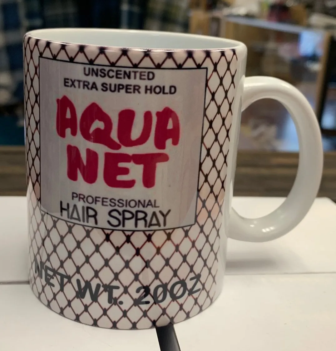 Aqua Net Pink Hold Coffee Mug