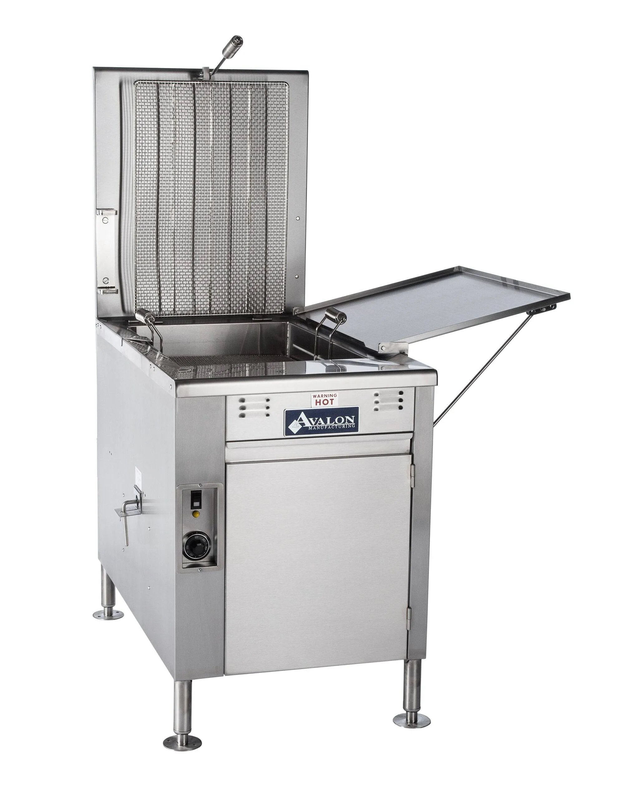 Avalon (ADF26-E-3) 18" X 26" Donut Fryer, Electric (3 phase), Left Side Drain Board with Submerge Screen