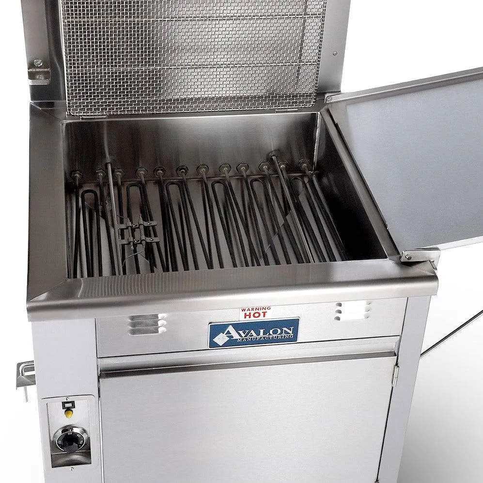 Avalon (ADF26-E-3) 18" X 26" Donut Fryer, Electric (3 phase), Left Side Drain Board with Submerge Screen