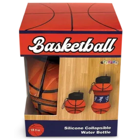 Basketball Collapsible Water Bottle