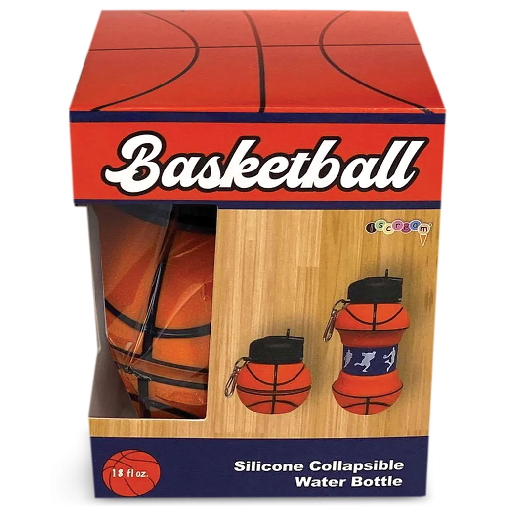 Basketball Collapsible Water Bottle