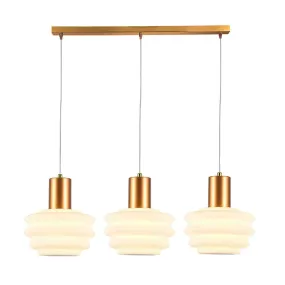 Beehive LED Trio Pendant Light