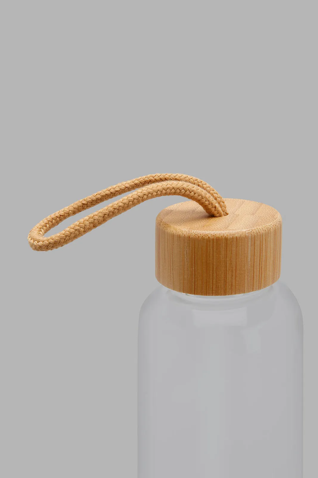 Beige Borosilicate Glass Bottle