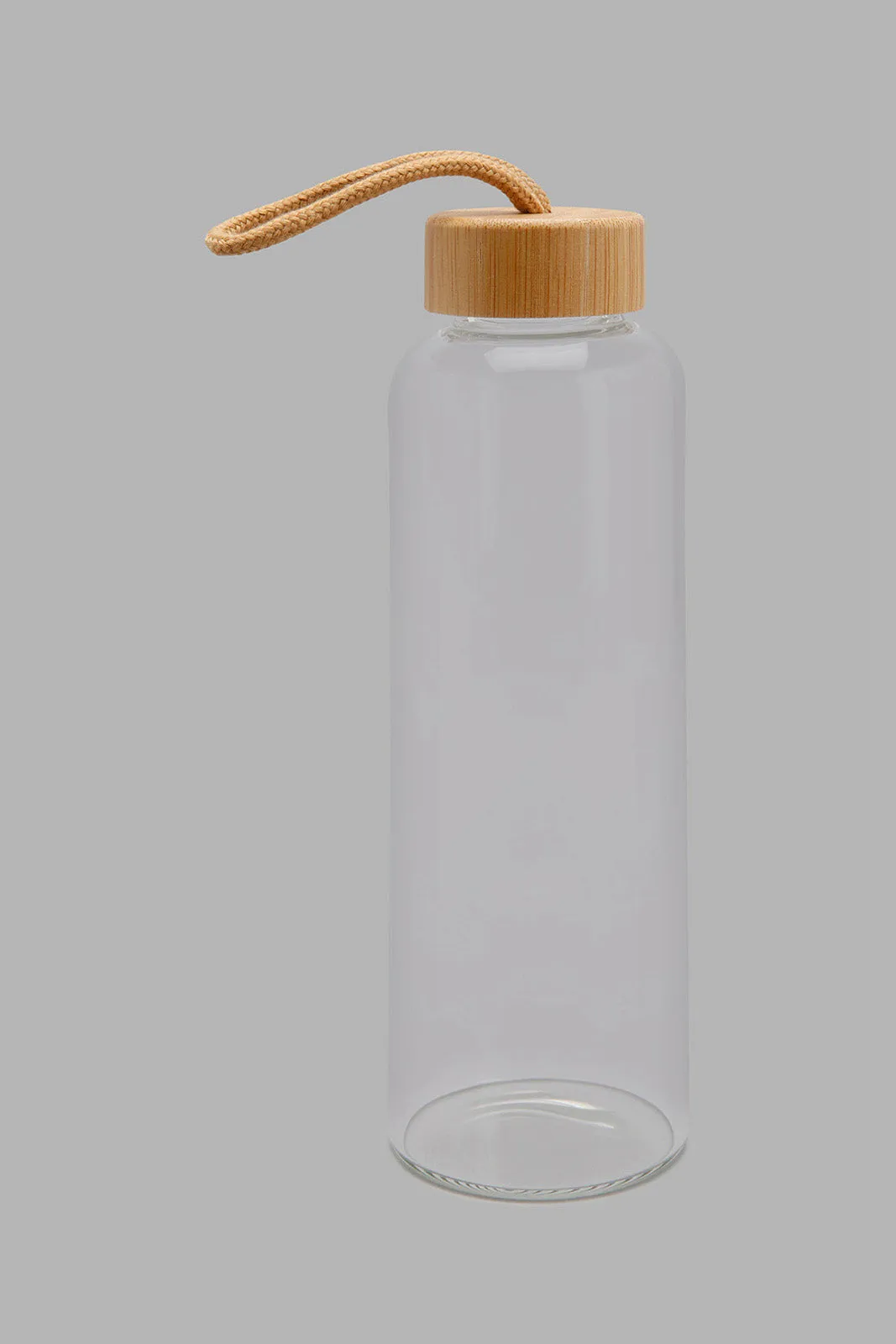 Beige Borosilicate Glass Bottle