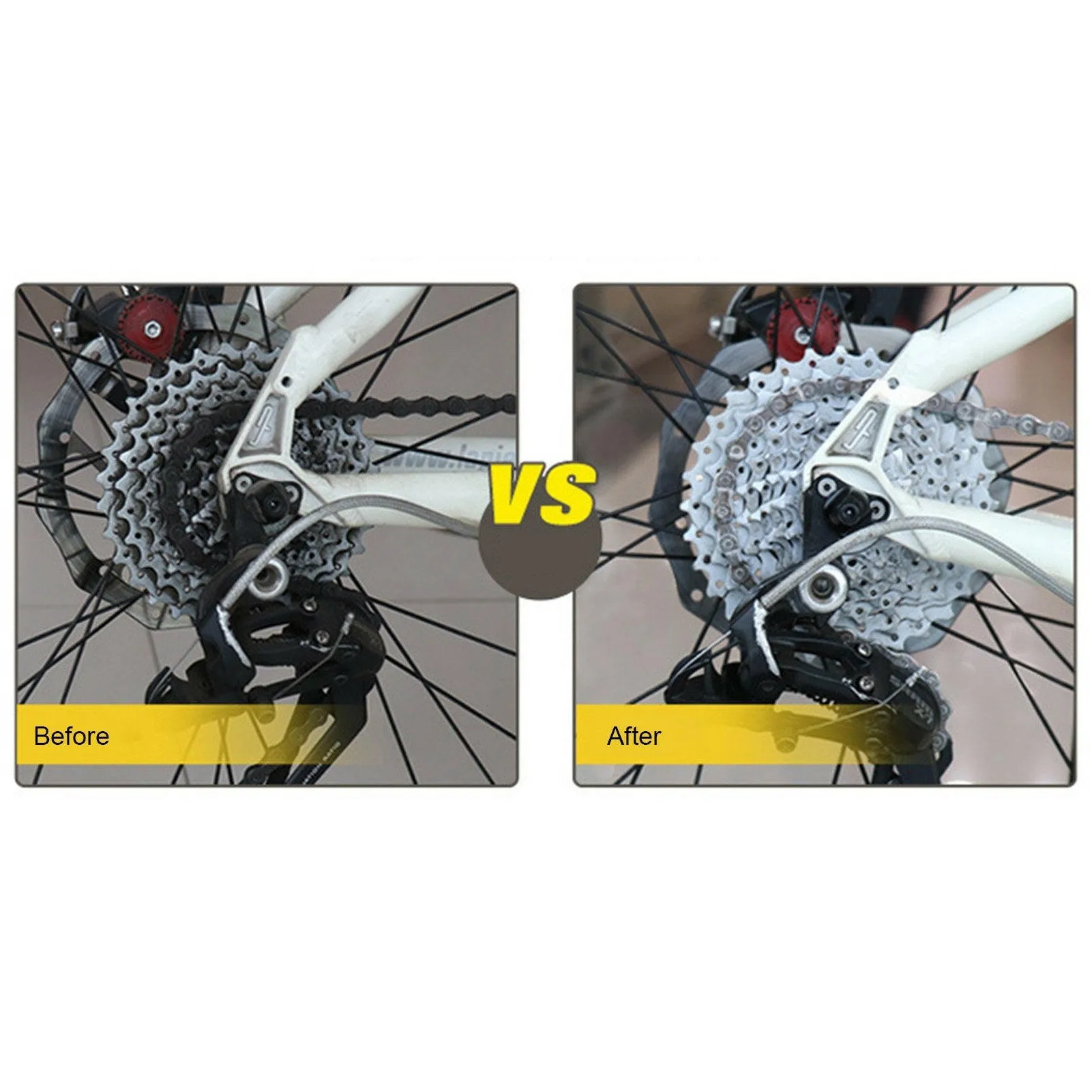 Bicycle Chain Scrubber Portable Bicycle Cleaning Brush for MTB Road Chain Maintenance Tool Chain Cleaner