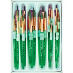 Big Kid's Choice Synthetic Brush Value Set Rounds Set of 24