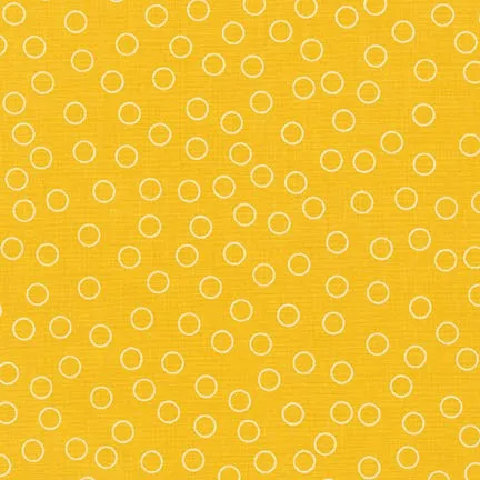 Blender Fabric, Yellow 6, Polka Dot Fabric RK Remix Blender Fabric Yellow 4898