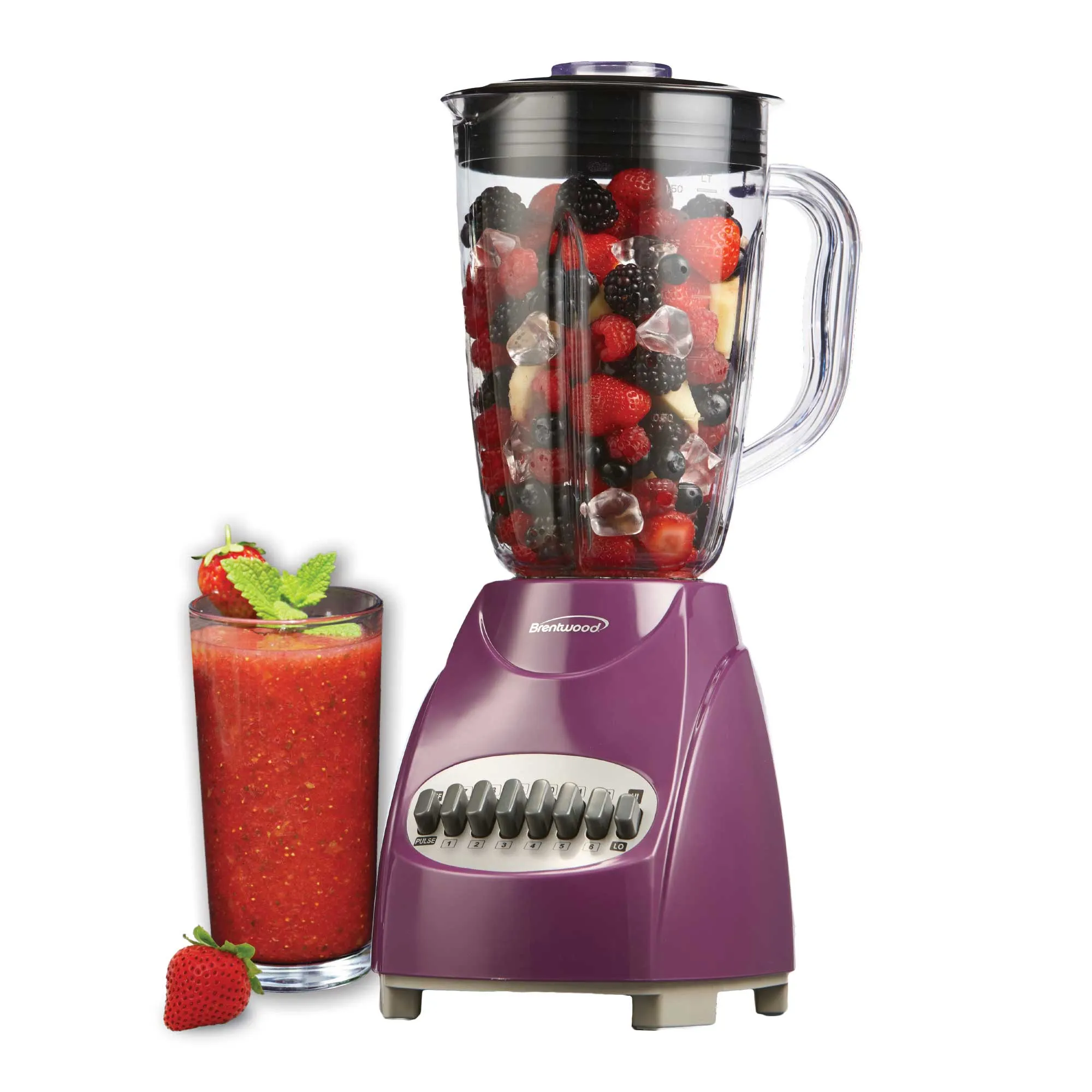 Brentwood JB-220PR 12-Speed   Pulse Blender, Purple