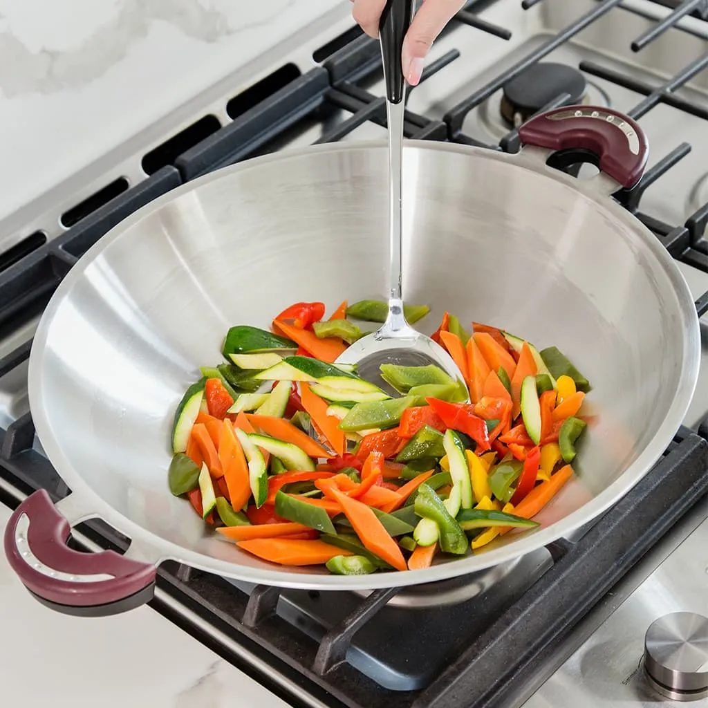 Buffalo Function Series S/S Flat Wok 15 Inch (WFU238F)