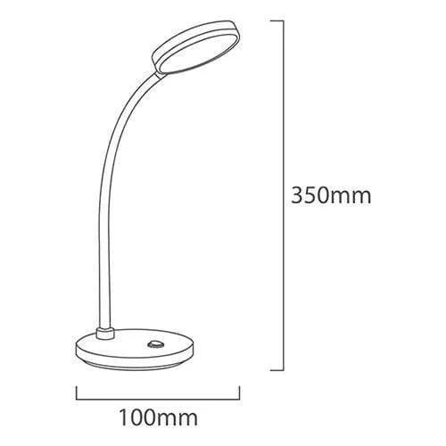 Burj Desk Lamp LED Black | White