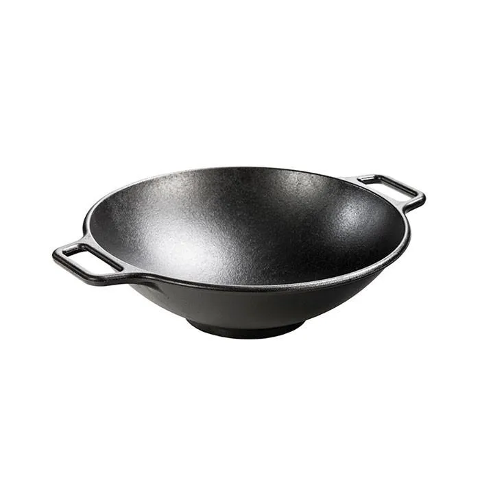 Cast Iron Wok, with Loop Handles 14 Inch by Lodge