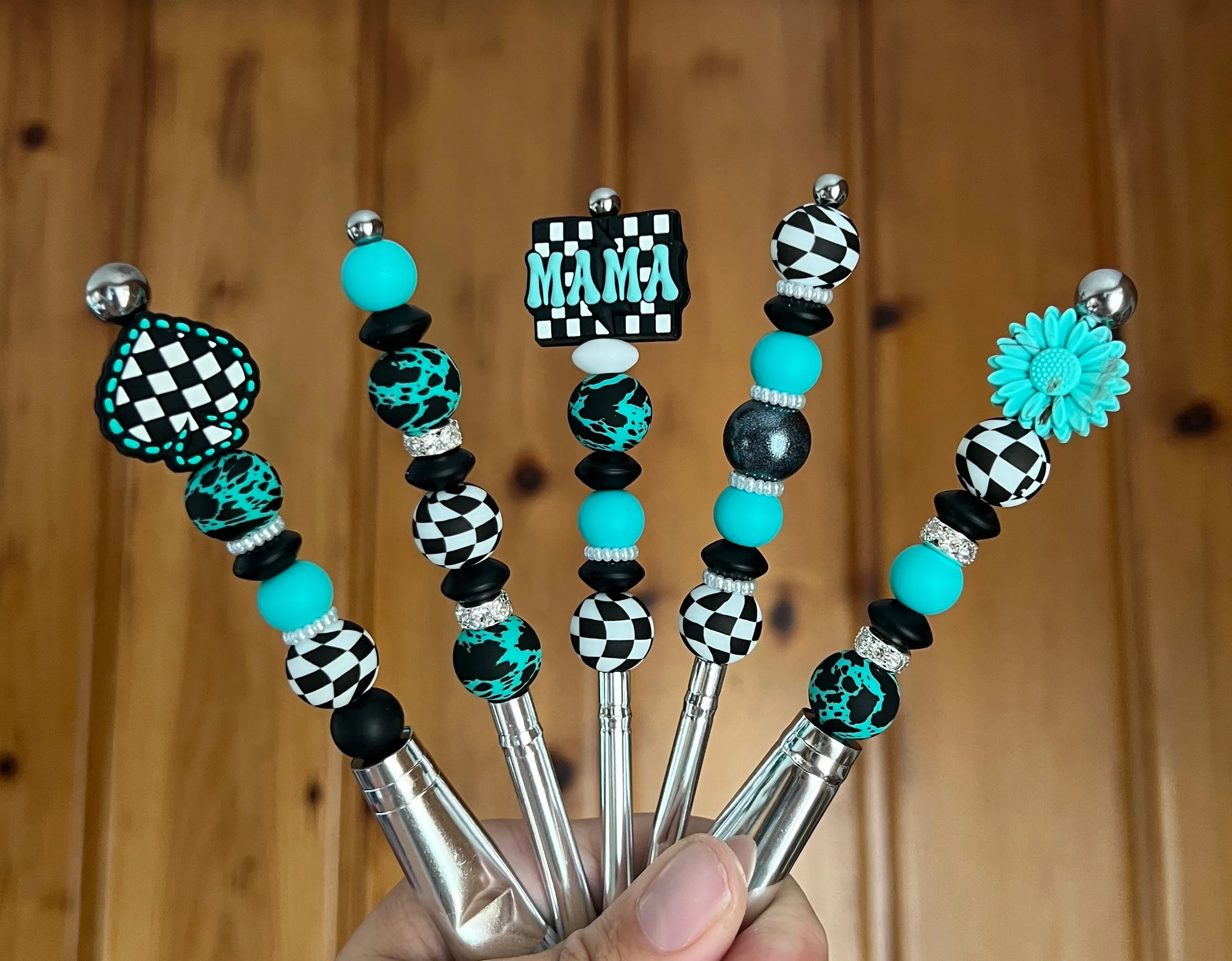 Checkered Mama Makeup Brush Set