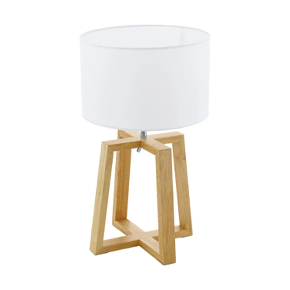 Chietino Wood and Fabric Table Lamp