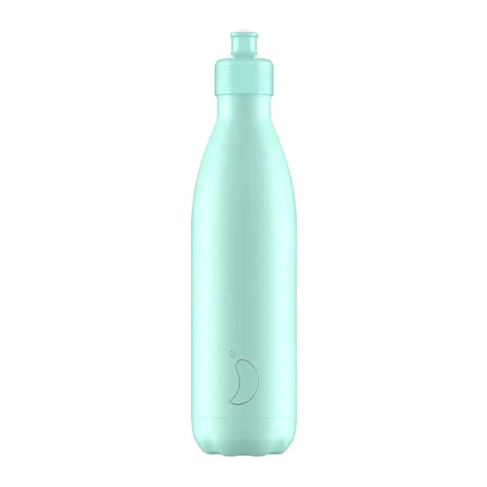 Chilly’s 750ml Sports Bottle - Matte Blue OR Pastel Green