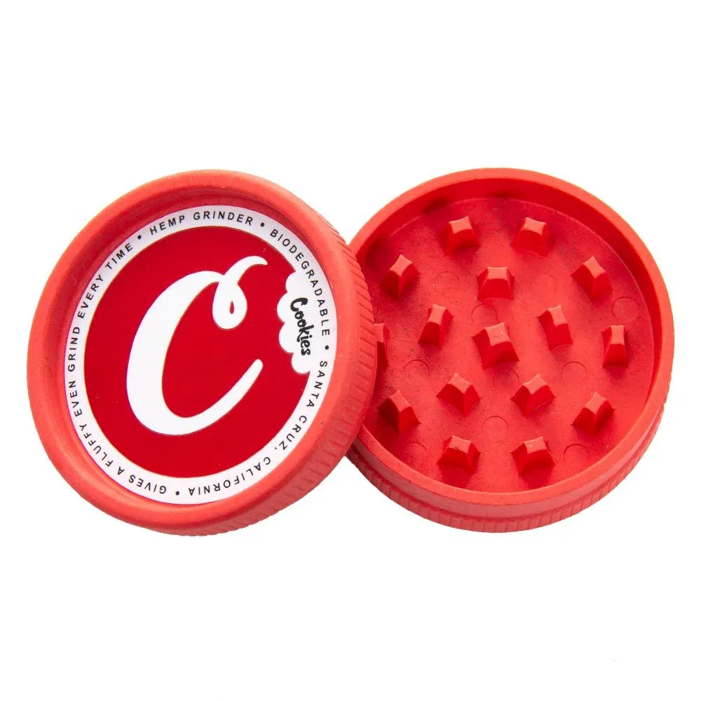 Cookies x Santa Cruz Shredder - 2 piece Hemp Plastic Grinder