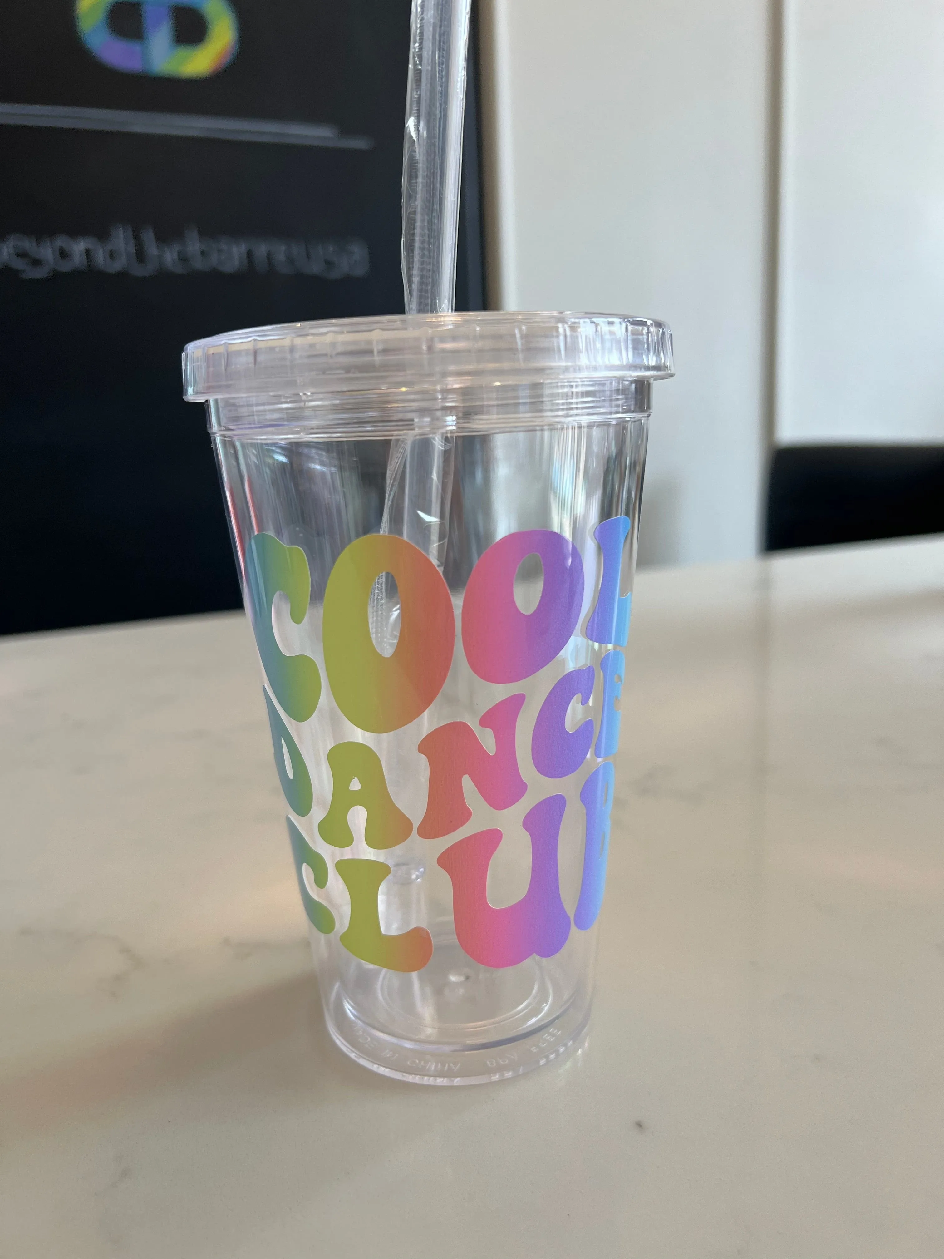 Cool Dance Club Reusable Tumbler