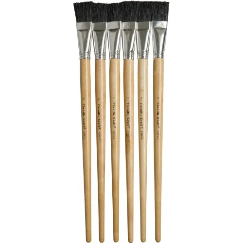 Creativity Street 1" Hog Bristle Paint Brushes (PAC 5938)