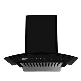 Crompton IntelliMotion Curved 60 cm Baffle Filter Chimney