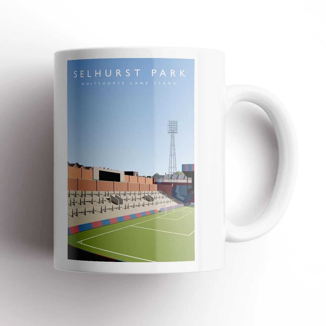 Crystal Palace Whitehorse Lane Illustrated Mug