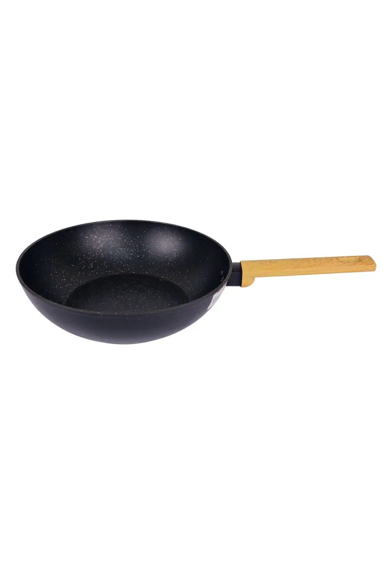 Cuisson Noir Collection Black Wok Pan 28cm