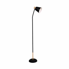 Curve Metal Floor Lamp Black | White