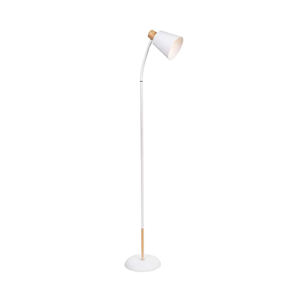 Curve Metal Floor Lamp Black | White