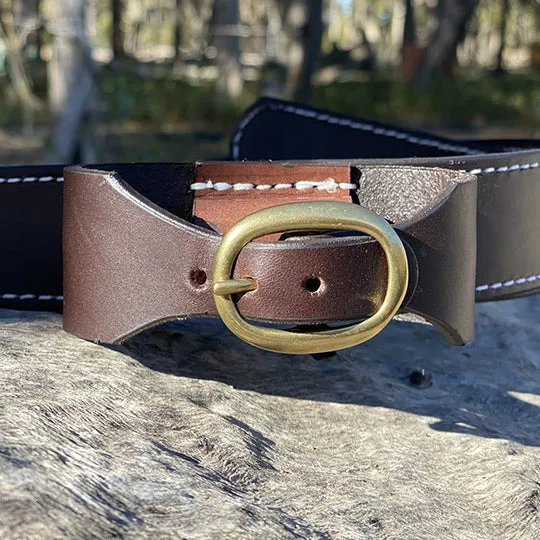 Custom made leather work Belt