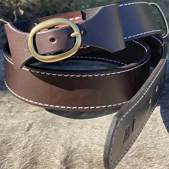 Custom made leather work Belt